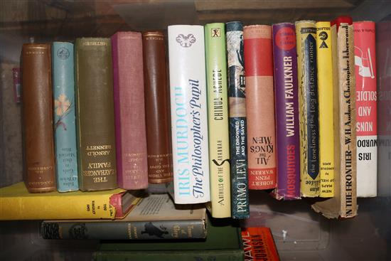 First editions with dust wrappers- Kingsley Amis, New Maps of Hell & Pal Like you. Irish Murdoch, Nuns & Soldiers etc